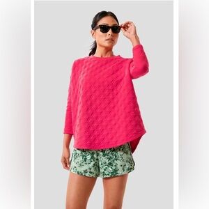 Tuckernuck Pink Quilted Sweatshirt
